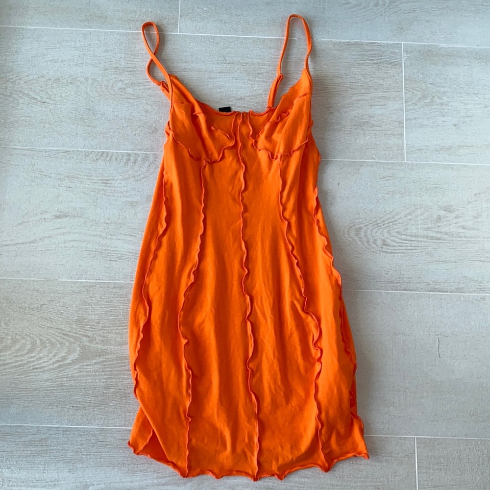 Orange dress